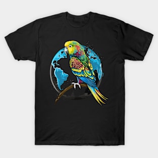 Parakeet Earth Day T-Shirt